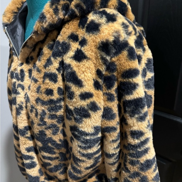 Wild Fable leopard faux fur jacket - Picture 6 of 15